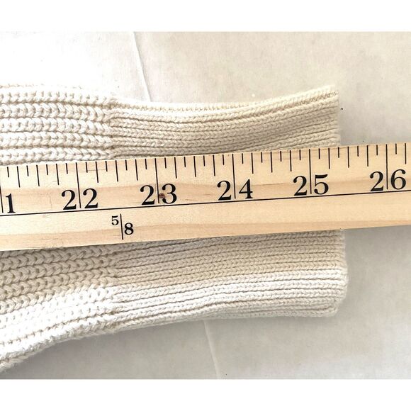 Banana Republic Fisherman Long Sleeve Knit Pullover Rhinestone Crewneck Sweater - Picture 7 of 10